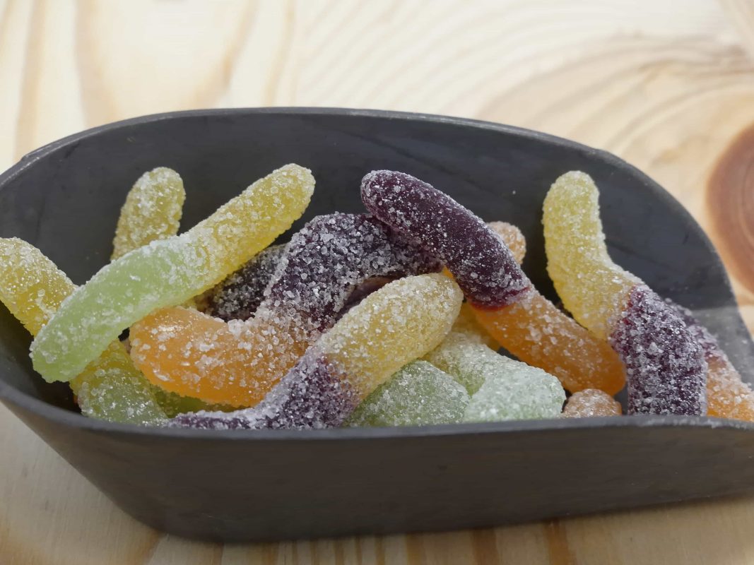 Bon Bons Rouges Durs Acidulés Bonbons vers acidulés bio vegan - Simplement Vrac